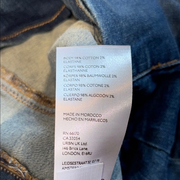 NWT Free People Size 25 We The Free Bella Moto Mid Rise Stretch Skinny Jeans - Picture 10 of 10